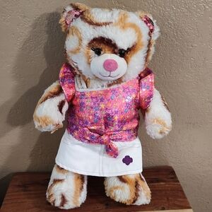 Build-A-Bear Girl Scout S'mores Bear With Outfit